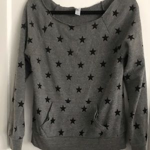 Alternative apparel small star sweatshirt